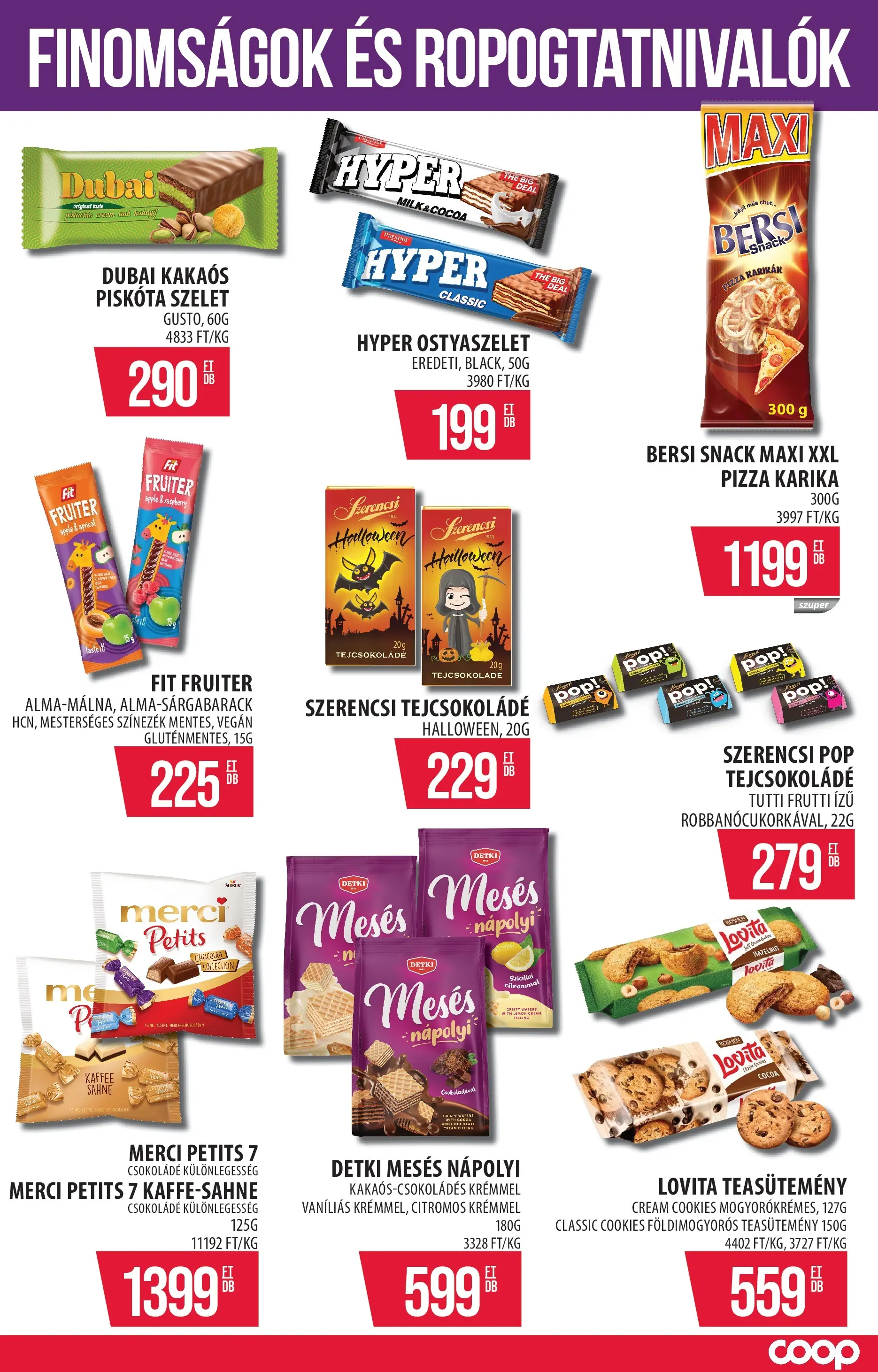 COOP Szolnok Akciós újság - 2025.10.09. -tól/töl > akció, lapozható szórólap 🛍️ | Oldal: 14 | Termékek: Piskóta, Teasütemény, Tejcsokoládé, Nápolyi