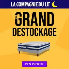 Jusqu’au 7 octobre, profitez de prix réduits sur les plus grandes marques de literie.