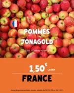 Nous anti gaspi C'est parti pour une nouvelle promo sur les fruits et légumes de saison, avec une sélection 100% Française ! - au 06.10.2025