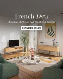 Jusqu’à -30% sur nos créations design
