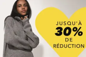 Jusqu'à -30% de réduction
