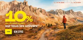 10 % de remise suppl. sur tous les univers