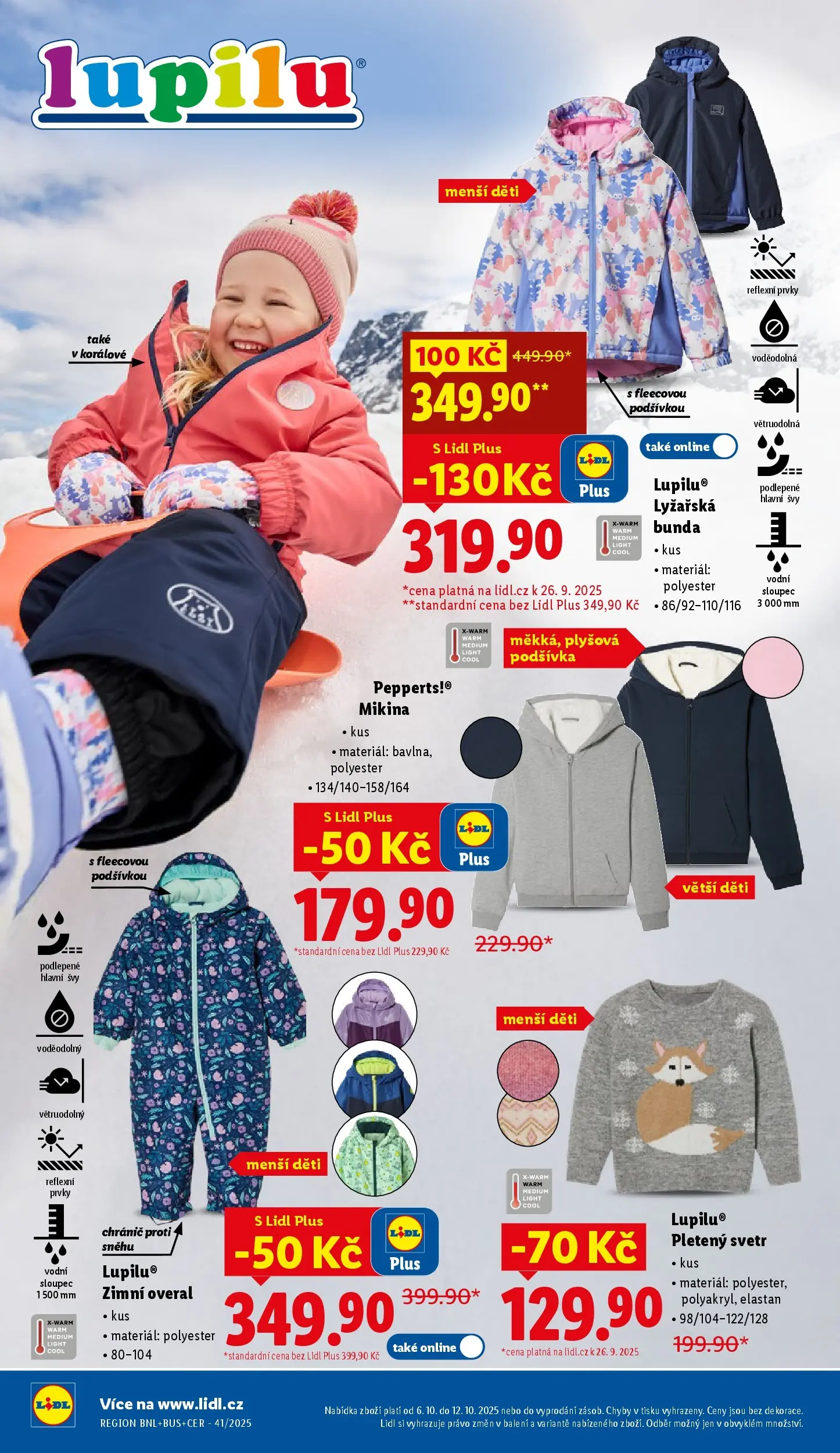 Lidl leták od 05.10.2025 - Nový akční leták | Strana: 40 | Produkty: Svetr, Mikina, Bunda, Overal