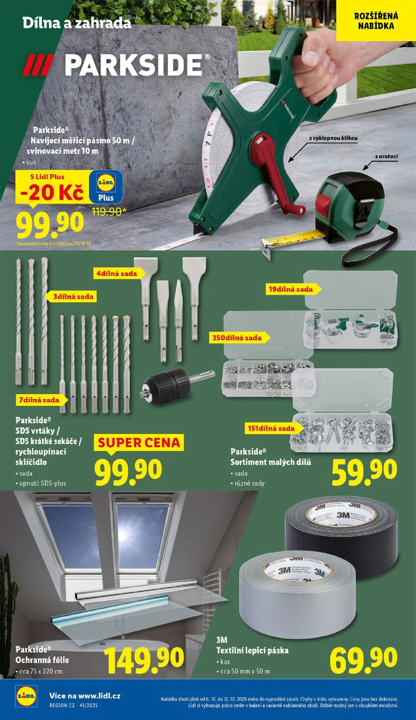 Lidl leták od 05.10.2025 - Nový akční leták | Strana: 48 | Produkty: Parkside, Zahrada, Fólie