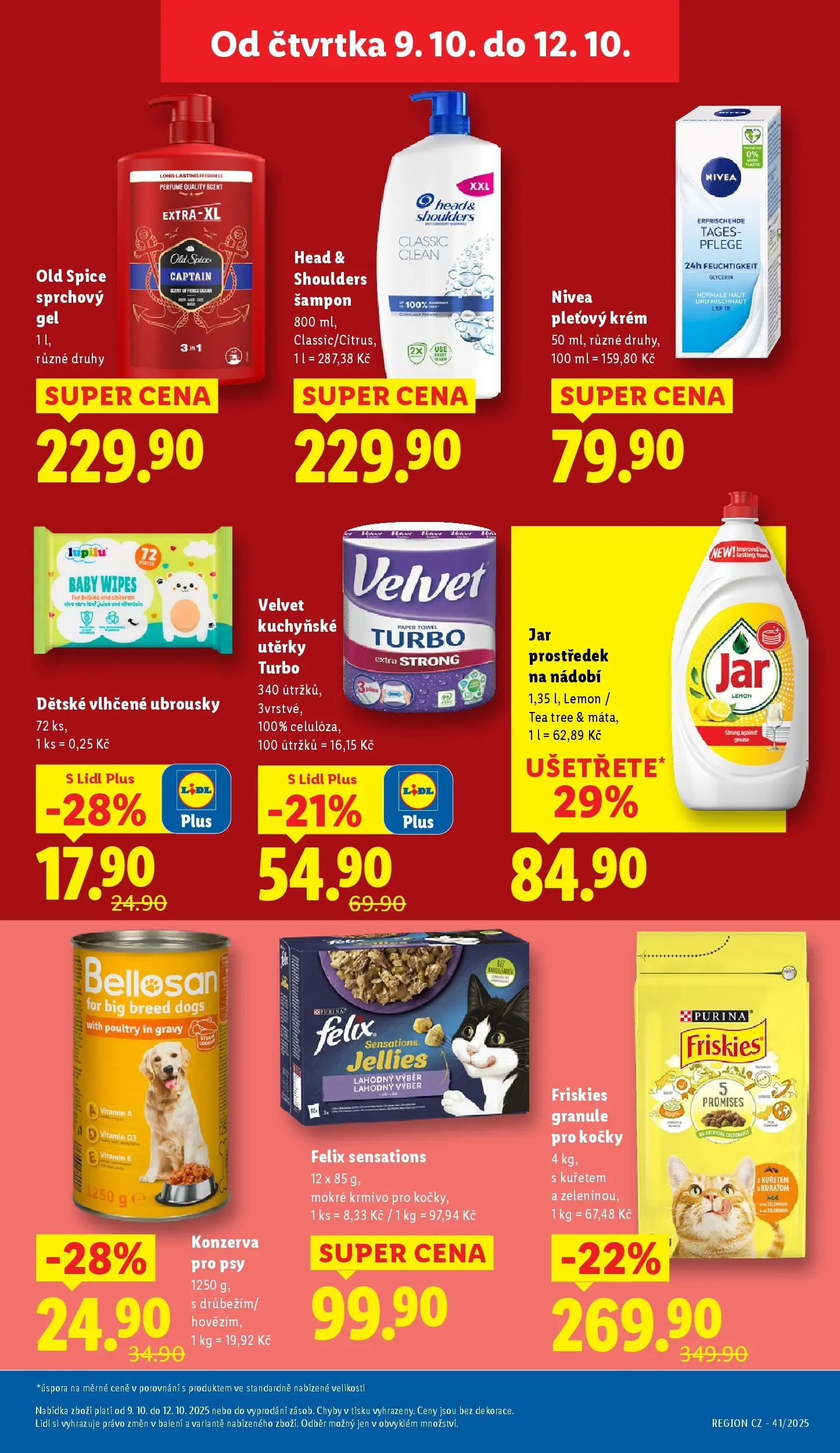 Lidl leták od 08.10.2025 - Nový akční leták | Strana: 17 | Produkty: Nádobí, Purina, Head & Shoulders, Old Spice