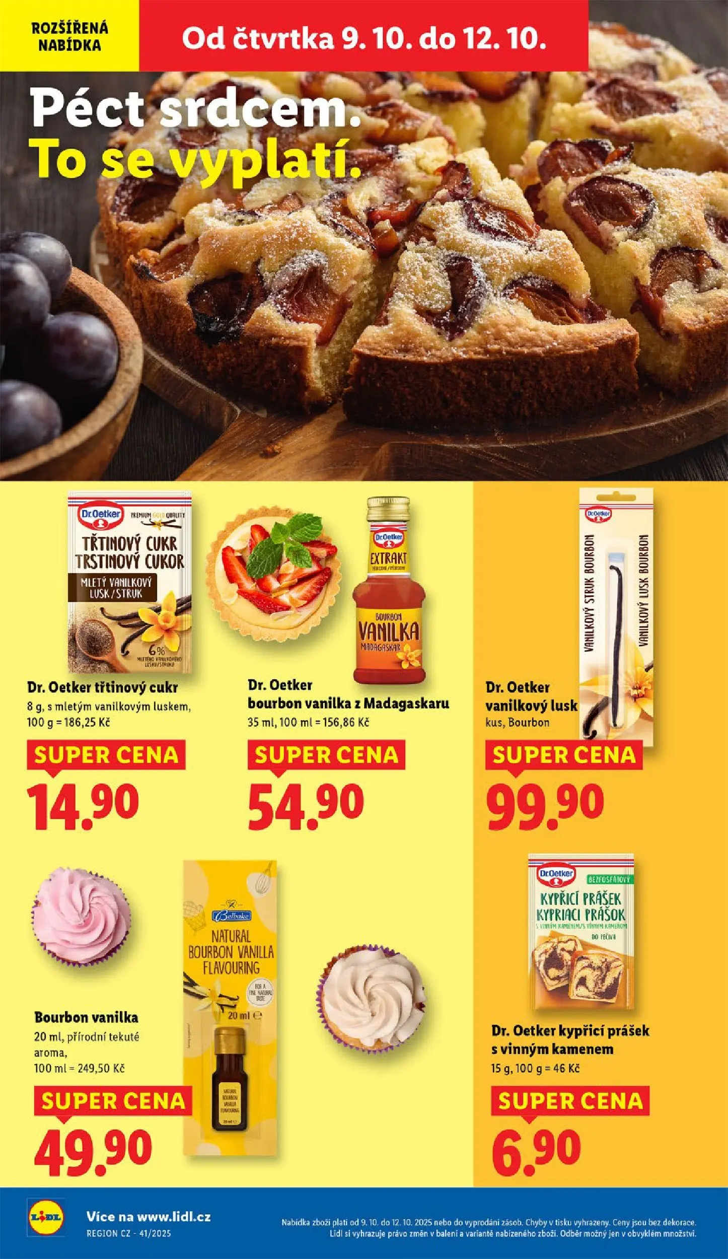 Lidl leták od 08.10.2025 - Nový akční leták | Strana: 22 | Produkty: Třtinový cukr, Bourbon, Cukr, Vanilkový lusk