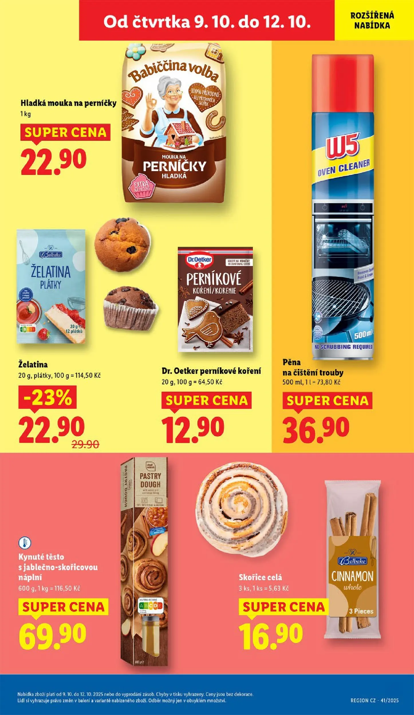 Lidl leták od 08.10.2025 - Nový akční leták | Strana: 23 | Produkty: Hladká mouka, Koření, W5, Perníčky