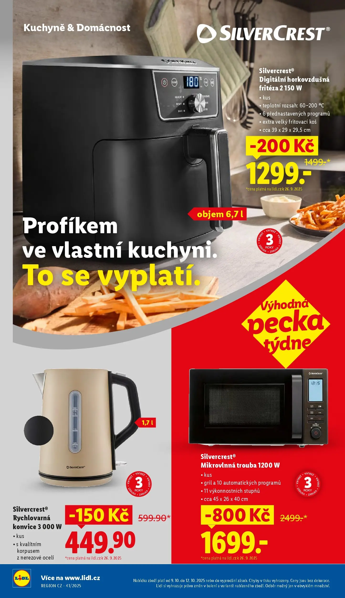 Lidl leták od 05.10.2025 - Nový akční leták | Strana: 20 | Produkty: Trouba, Gril, Kuchyně, Horkovzdušná fritéza