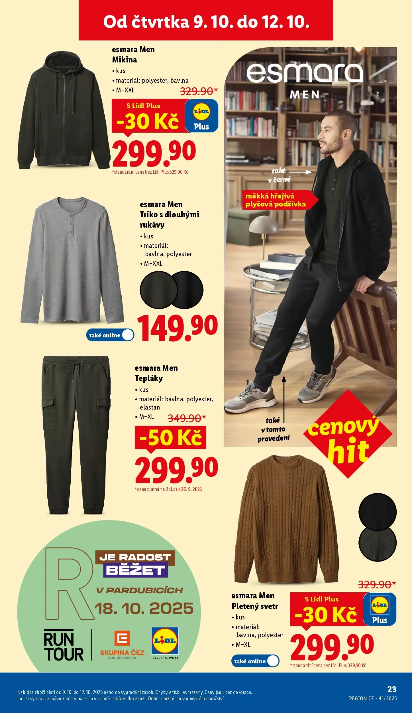 Lidl leták od 08.10.2025 - Nový akční leták | Strana: 38 | Produkty: Svetr, Mikina, Tepláky