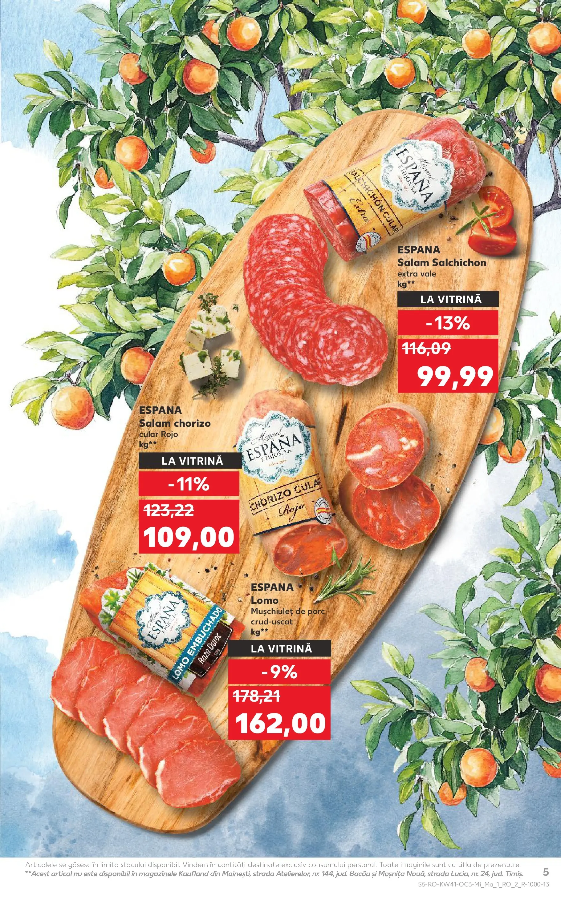 Catalog Kaufland - București 08.10.2025 - Revista si Oferta | Pagină: 5 | Produse: Vitrină, Salam