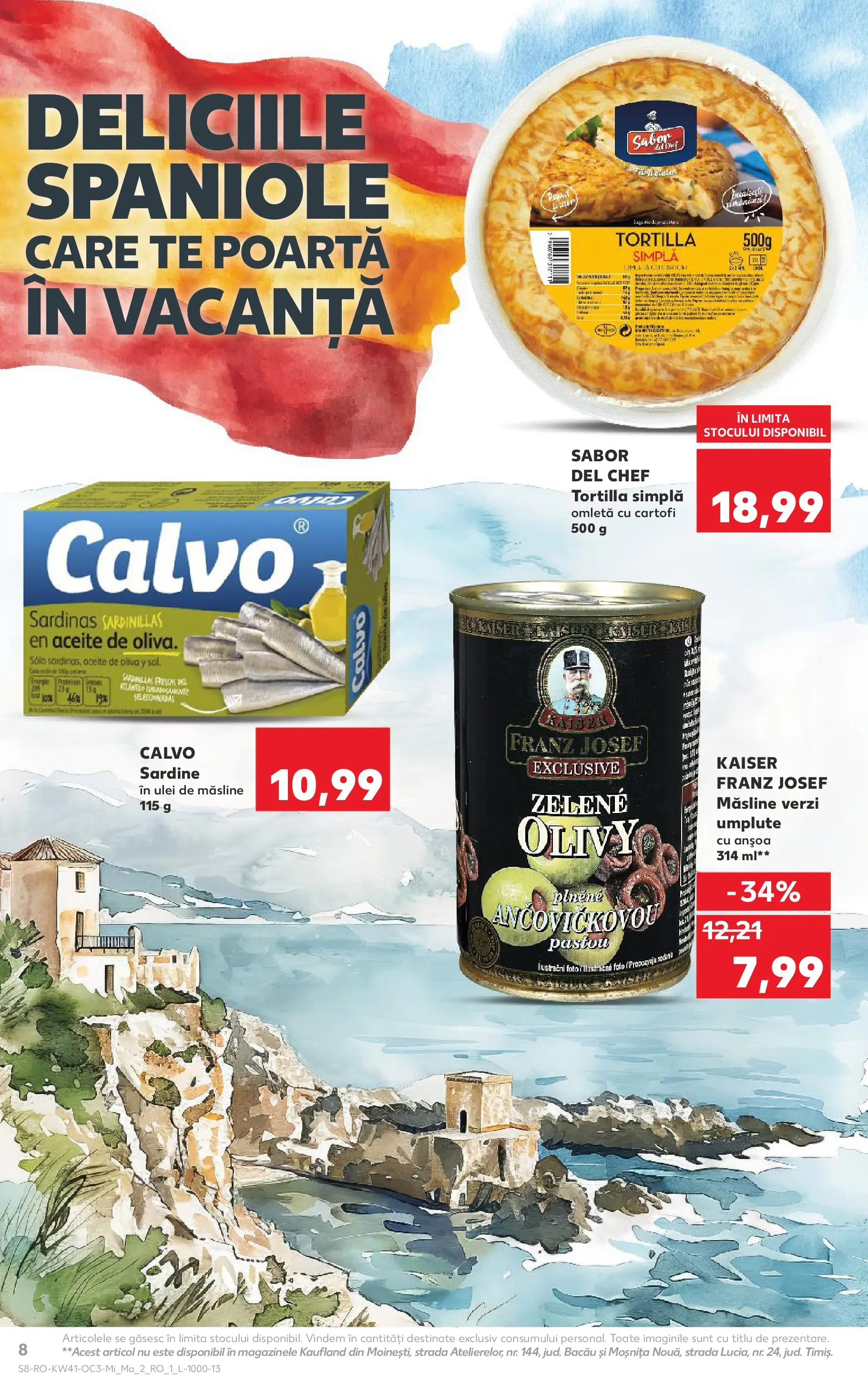 Catalog Kaufland - București 08.10.2025 - Revista si Oferta | Pagină: 8 | Produse: Măsline, Ulei, Cartofi