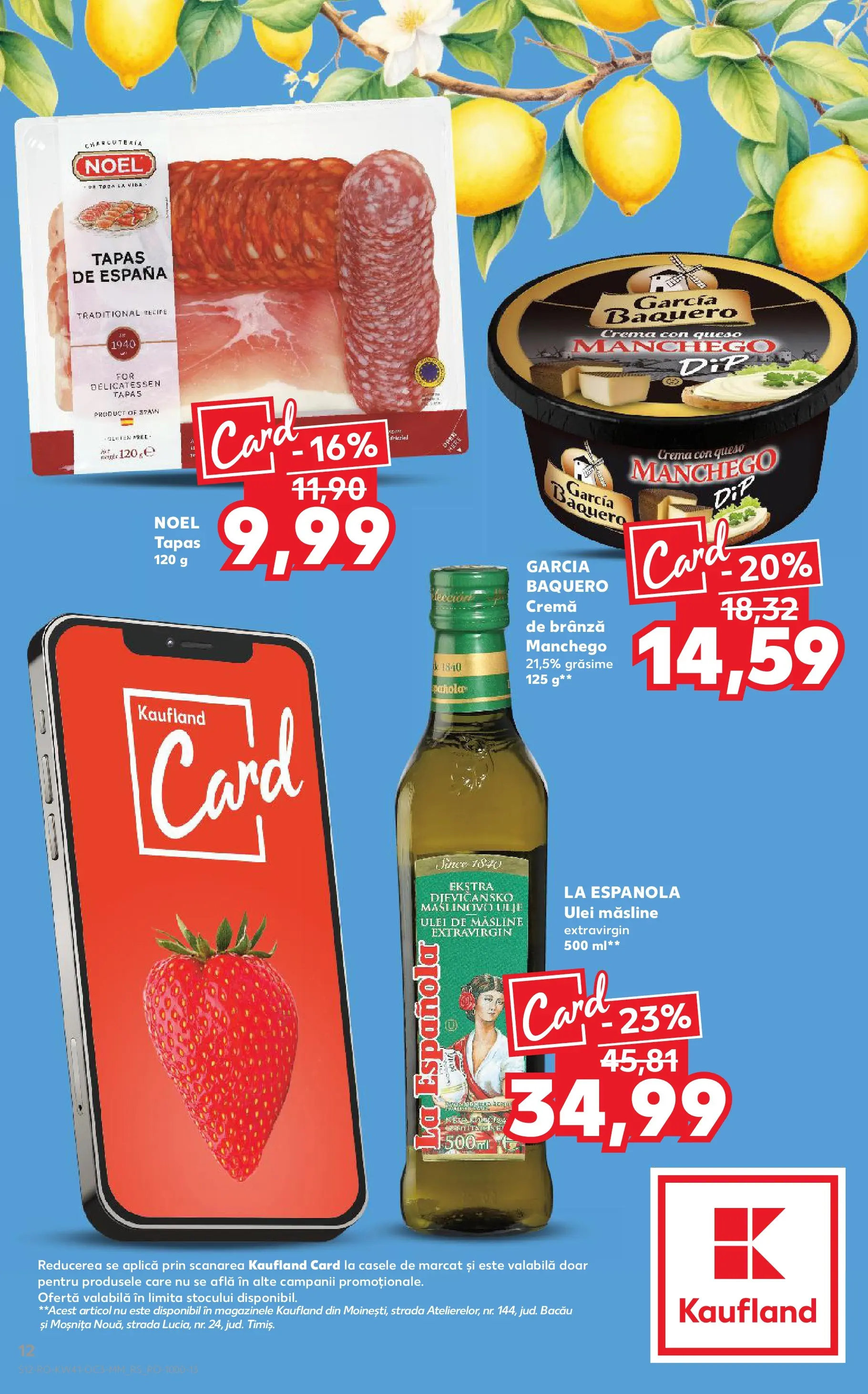 Catalog Kaufland - București 08.10.2025 - Revista si Oferta | Pagină: 12 | Produse: Brânză, Cremă, Ulei, Cremă de brânză