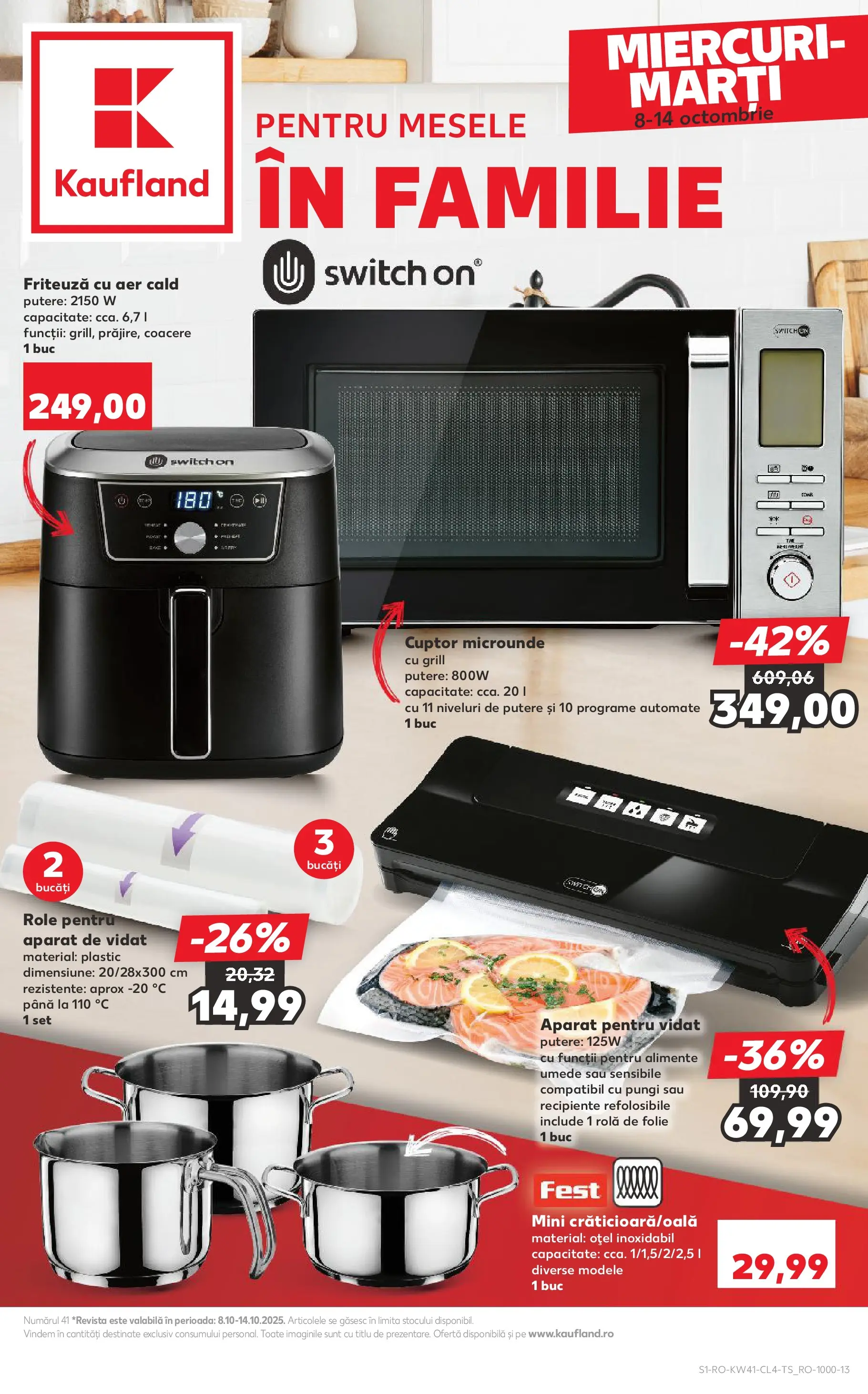 Catalog Kaufland - București 08.10.2025 - Revista si Oferta | Pagină: 1 | Produse: Ginseng, Cuptor, Grill, Friteuză