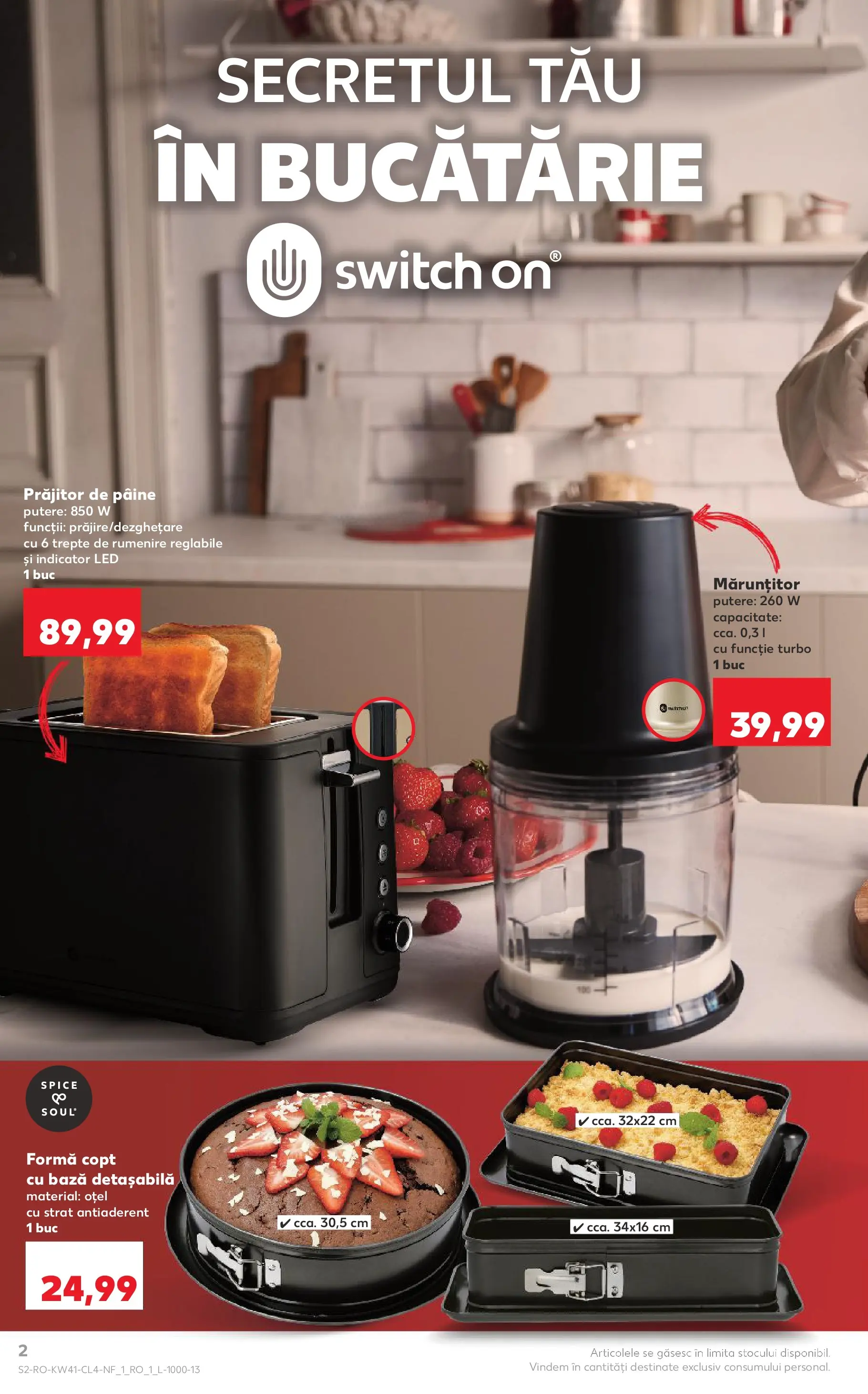 Catalog Kaufland - București 08.10.2025 - Revista si Oferta | Pagină: 2 | Produse: Toaster, Bucătărie, Babak, Pâine