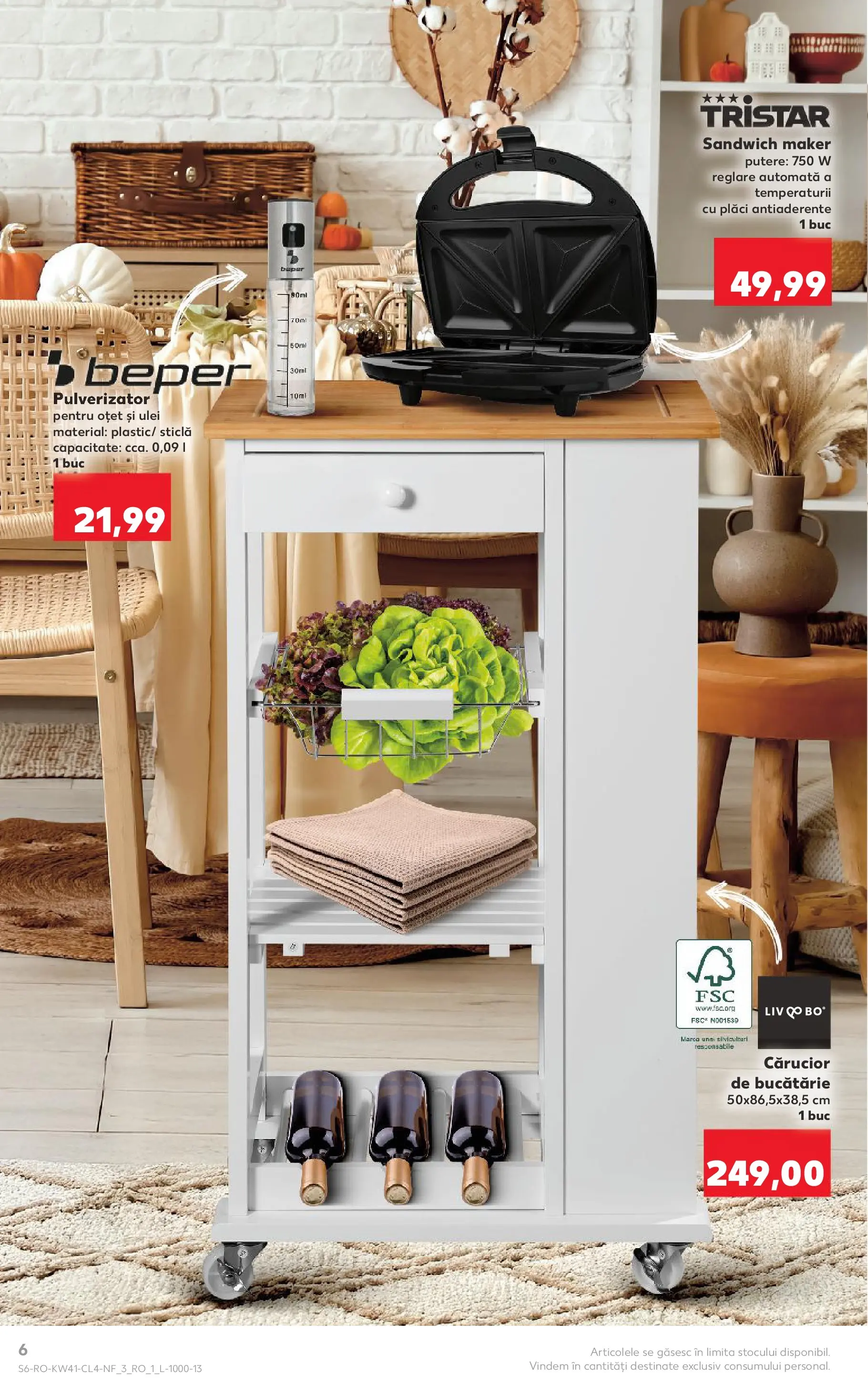 Catalog Kaufland - București 08.10.2025 - Revista si Oferta | Pagină: 6 | Produse: Bucătărie, Ulei, Oțet
