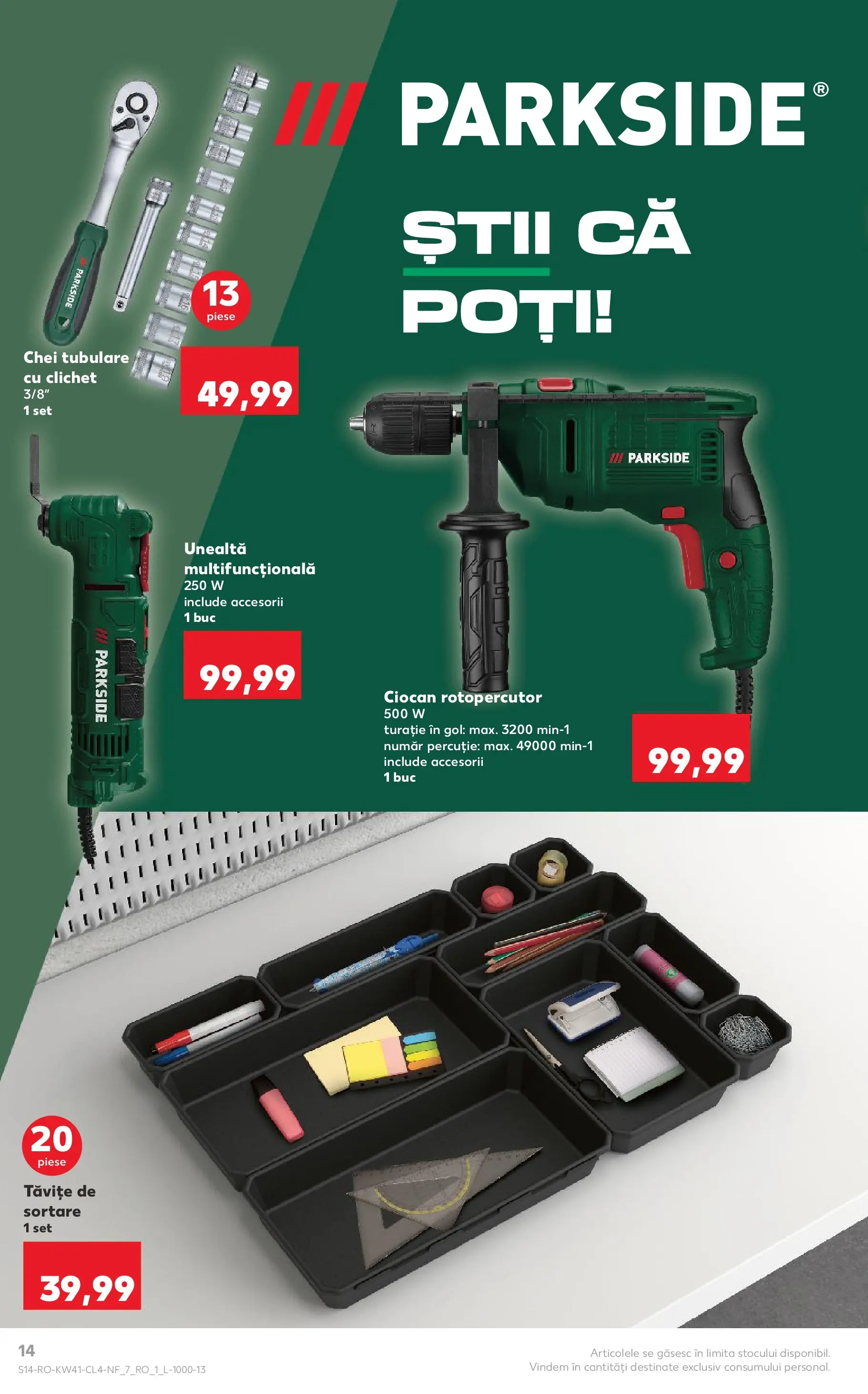 Catalog Kaufland - București 08.10.2025 - Revista si Oferta | Pagină: 14 | Produse: Ciocan rotopercutor