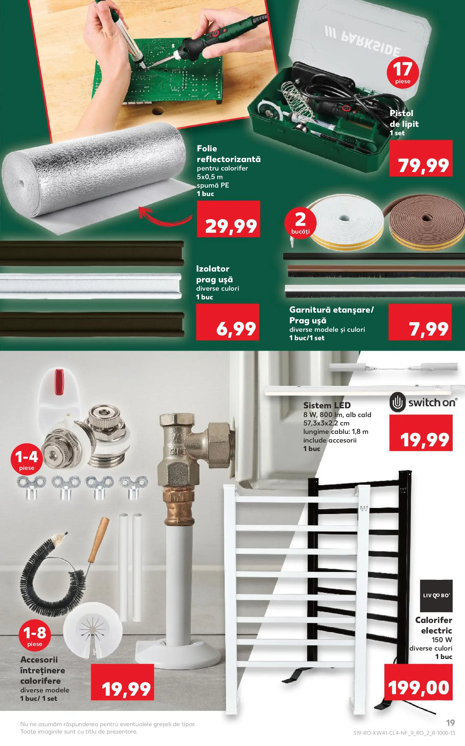 Catalog Kaufland - București 08.10.2025 - Revista si Oferta | Pagină: 19 | Produse: Cablu, Babak, Calorifer, Ușă