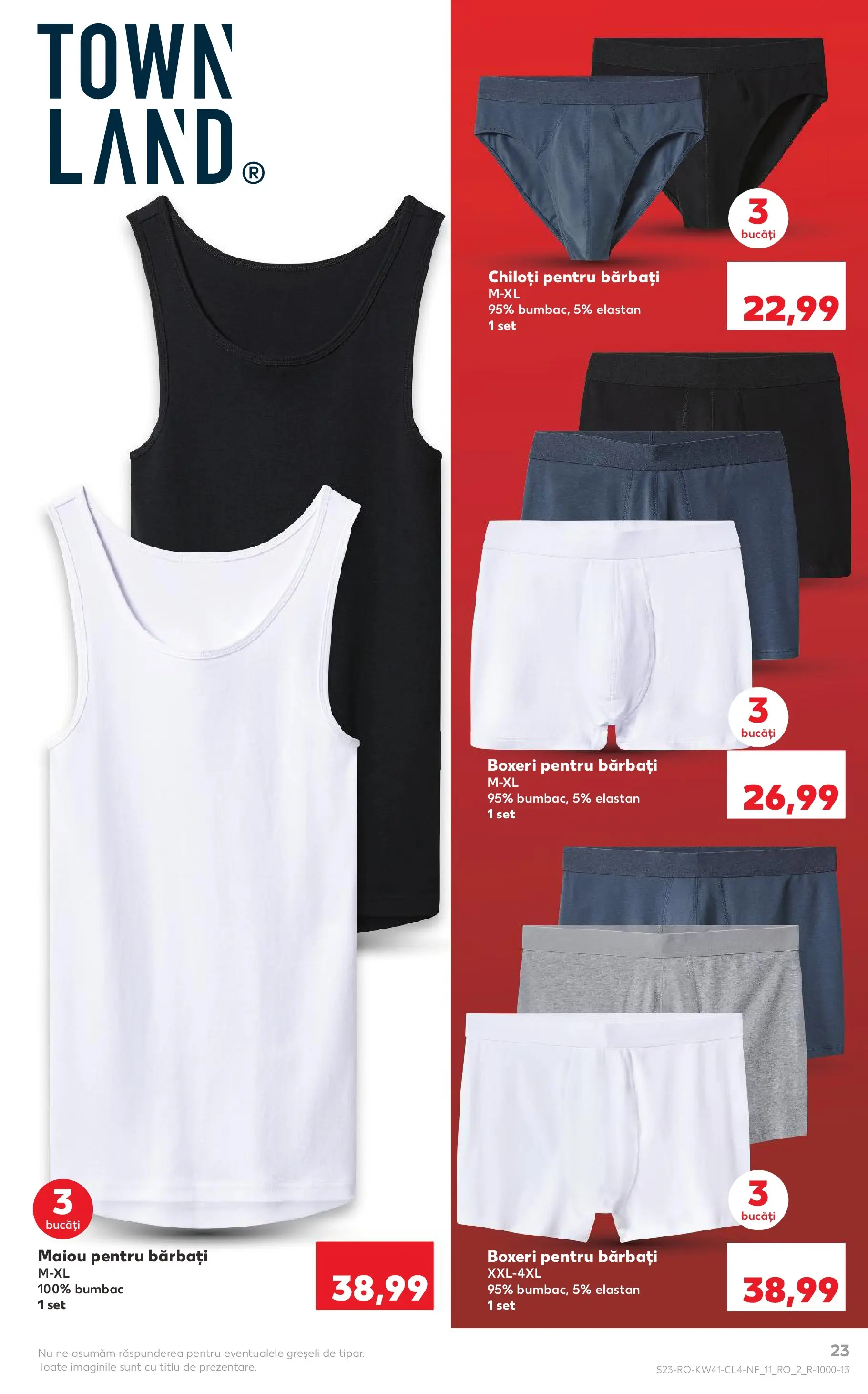 Catalog Kaufland - București 08.10.2025 - Revista si Oferta | Pagină: 23 | Produse: Top, Maiou, Chiloți, Boxeri