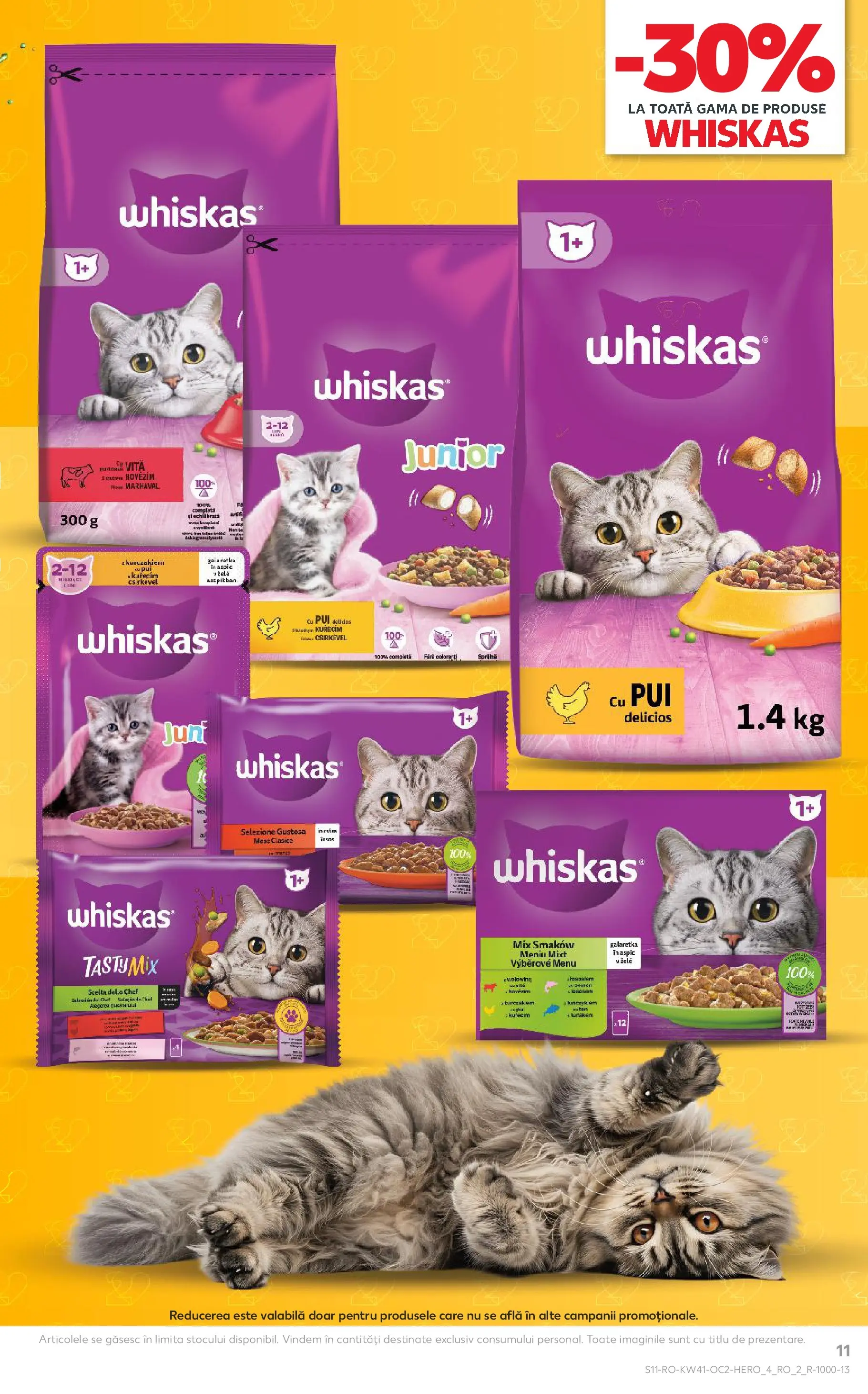 Catalog Kaufland - Bucureşti 08.10.2025 - Revista si Oferta | Pagină: 11 | Produse: Hacıyatmaz Kedi Oyuncağı