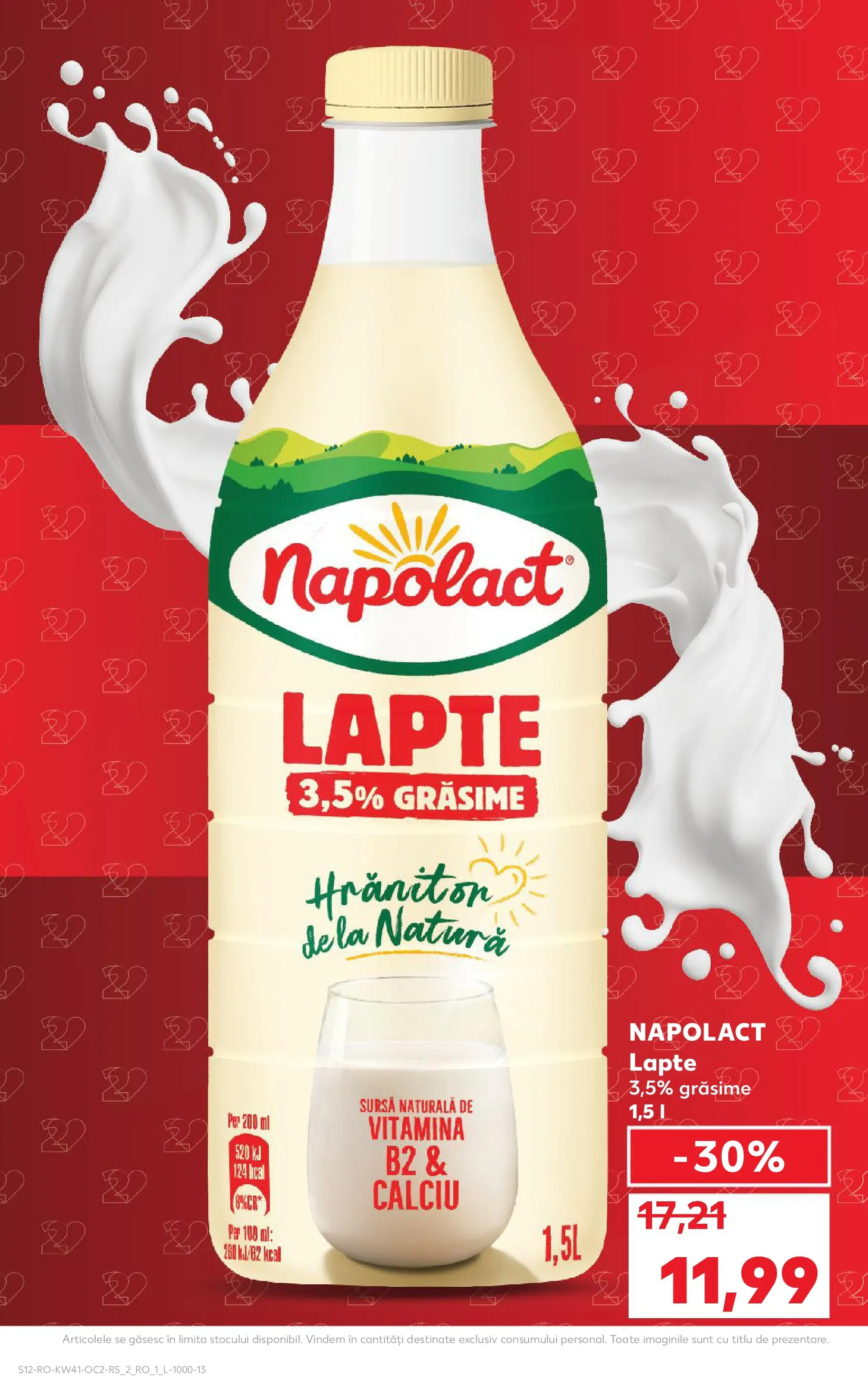 Catalog Kaufland - Bucureşti 08.10.2025 - Revista si Oferta | Pagină: 12 | Produse: Lapte