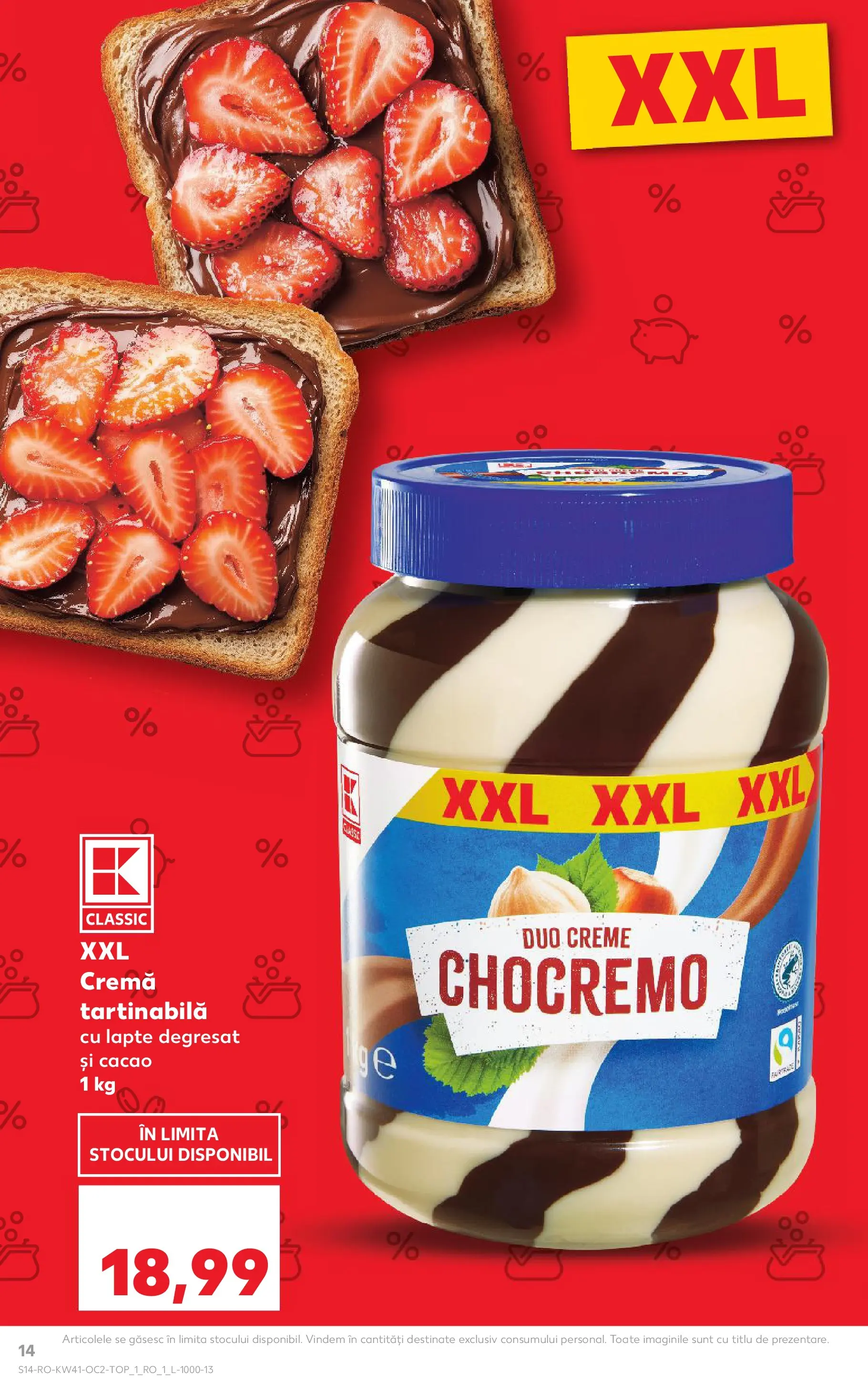 Catalog Kaufland - Bucureşti 08.10.2025 - Revista si Oferta | Pagină: 14 | Produse: Lapte, Cremă, Cacao, Cremă tartinabilă