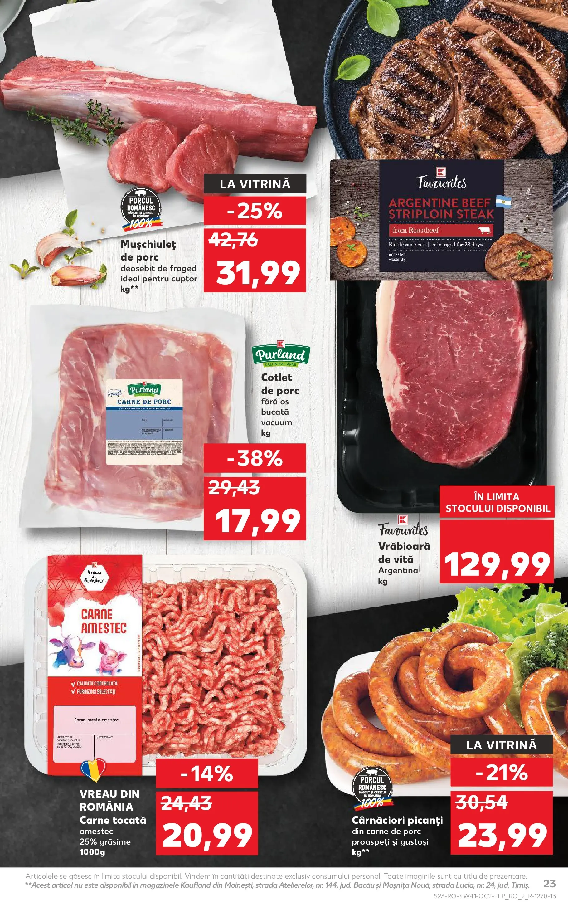 Catalog Kaufland - Sfântu Gheorghe 08.10.2025 - Revista si Oferta | Pagină: 23 | Produse: Lait de coco, Vitrină, Carne De Porc, Carne tocată