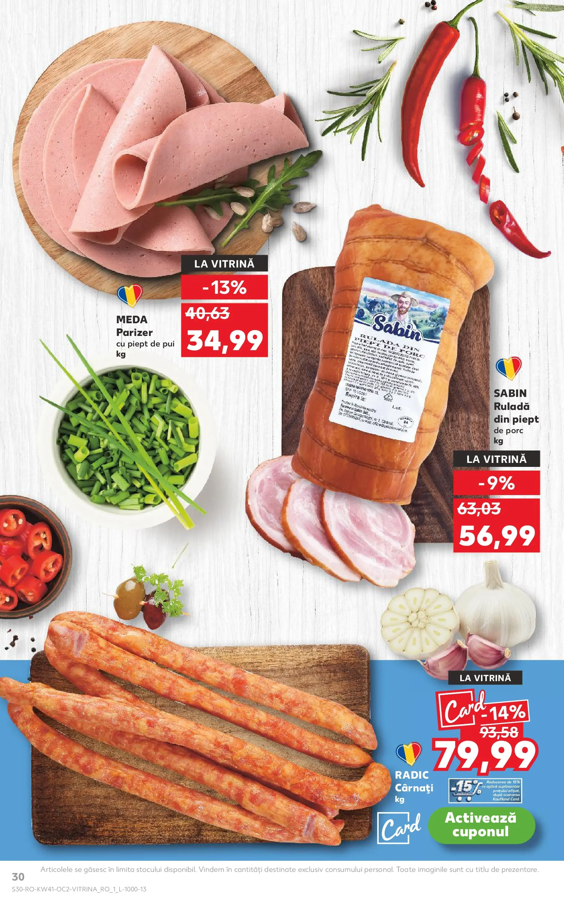 Catalog Kaufland - Bucureşti 08.10.2025 - Revista si Oferta | Pagină: 30 | Produse: Hacıyatmaz Kedi Oyuncağı, Vitrină, Parizer, Cârnați