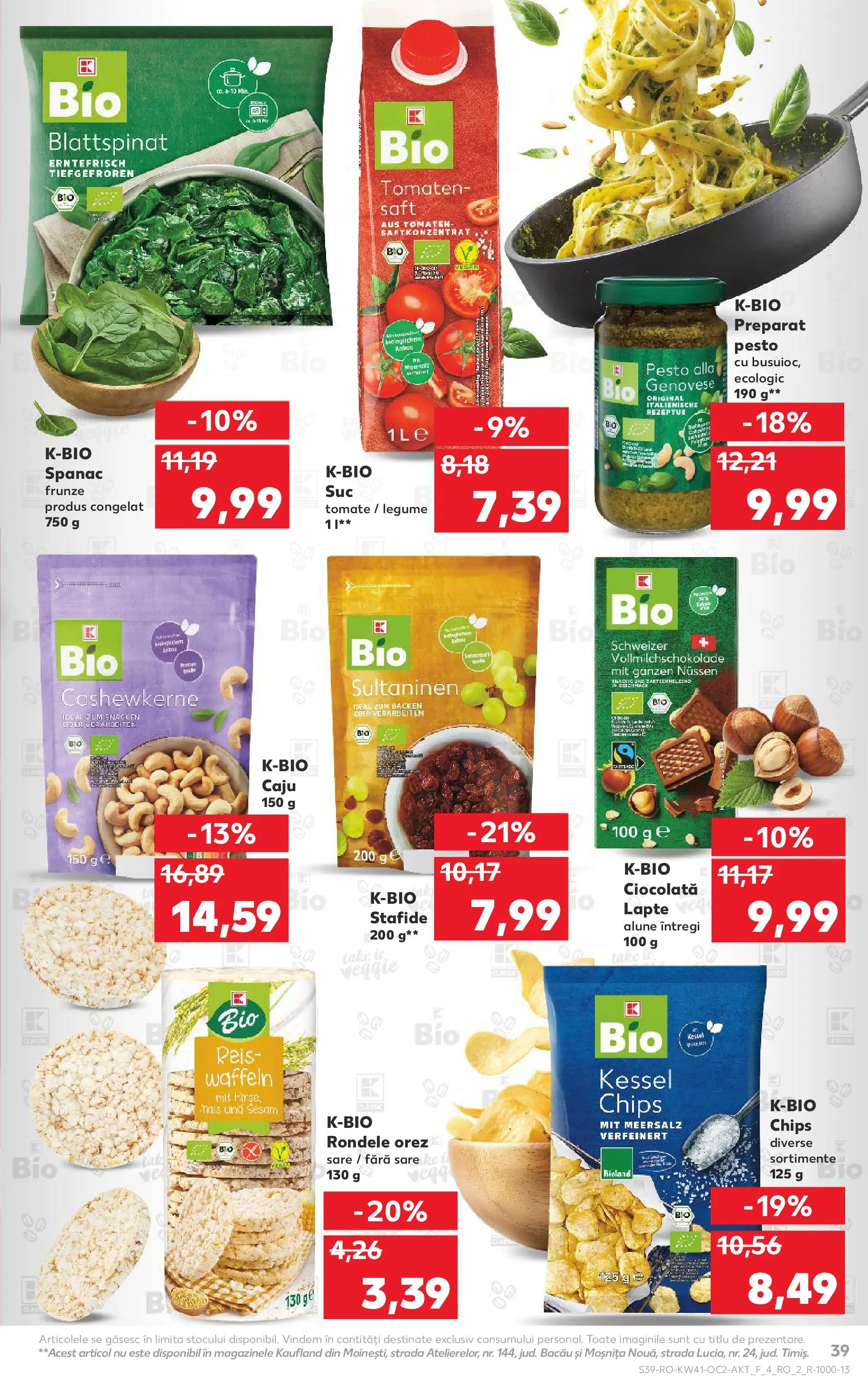 Catalog Kaufland - Bucureşti 08.10.2025 - Revista si Oferta | Pagină: 39 | Produse: Alune, Caju, Stafide, Legume