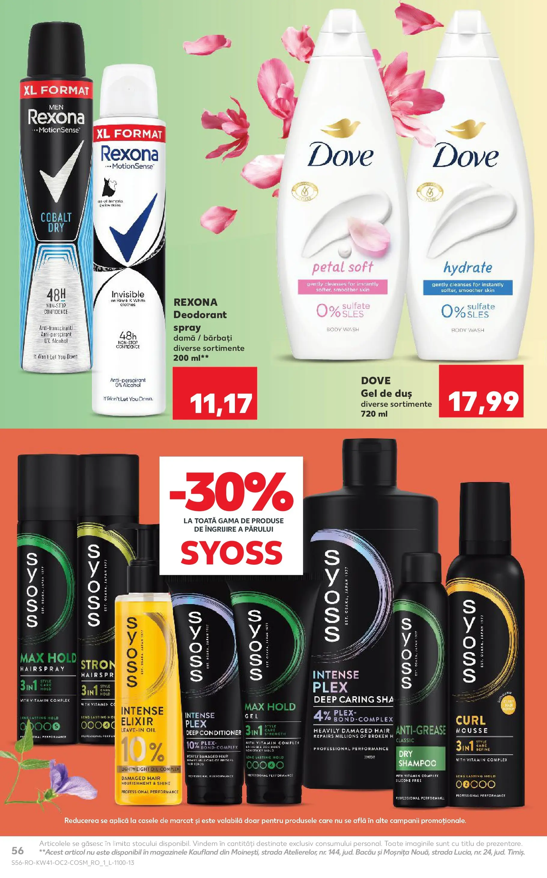 Catalog Kaufland - Ploiești 08.10.2025 - Revista si Oferta | Pagină: 56 | Produse: Delgeç, Elixir, Duș, Deodorant