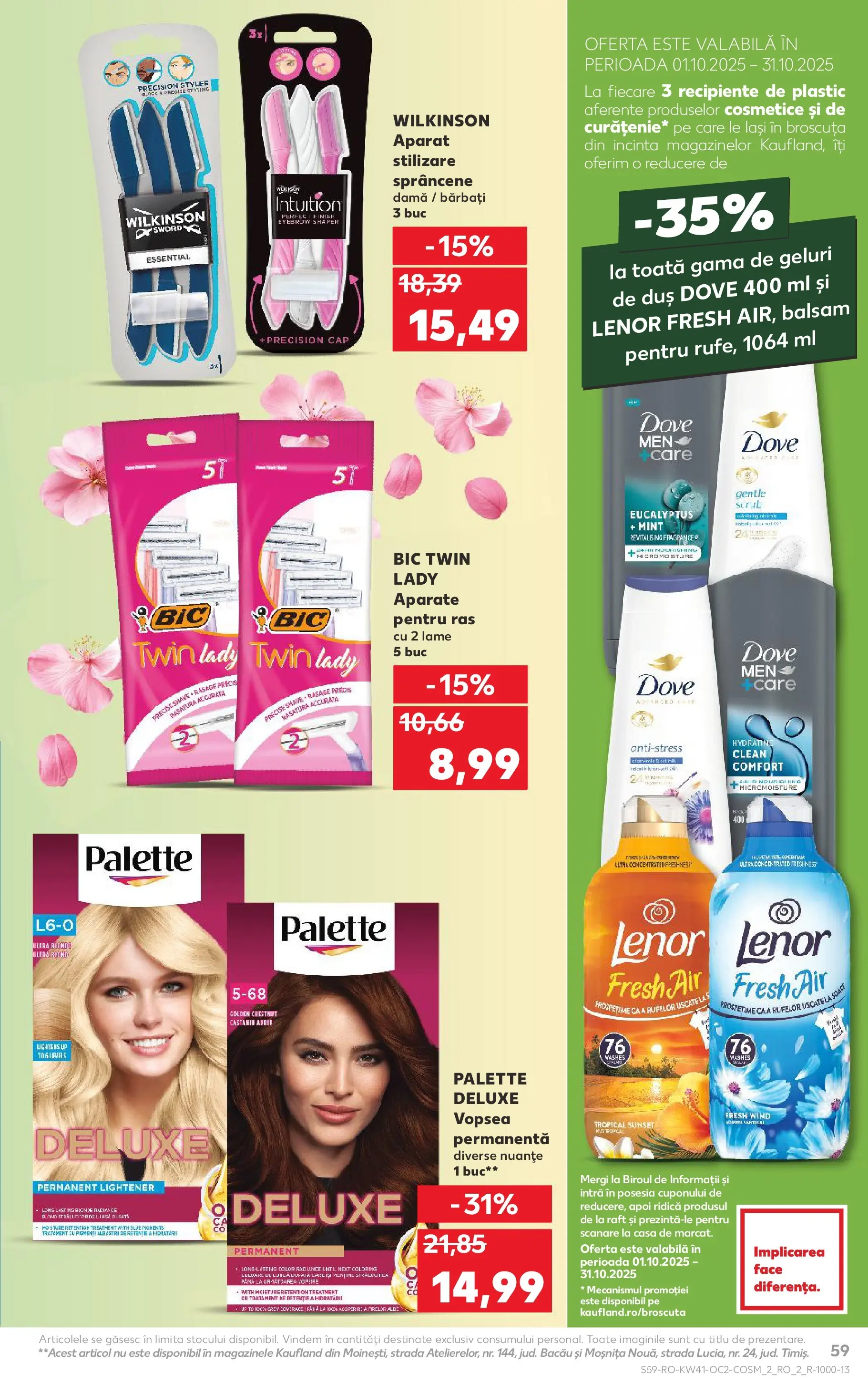 Catalog Kaufland - Bucureşti 08.10.2025 - Revista si Oferta | Pagină: 59 | Produse: Pomelo, Raft, Balsam, Gel de duș