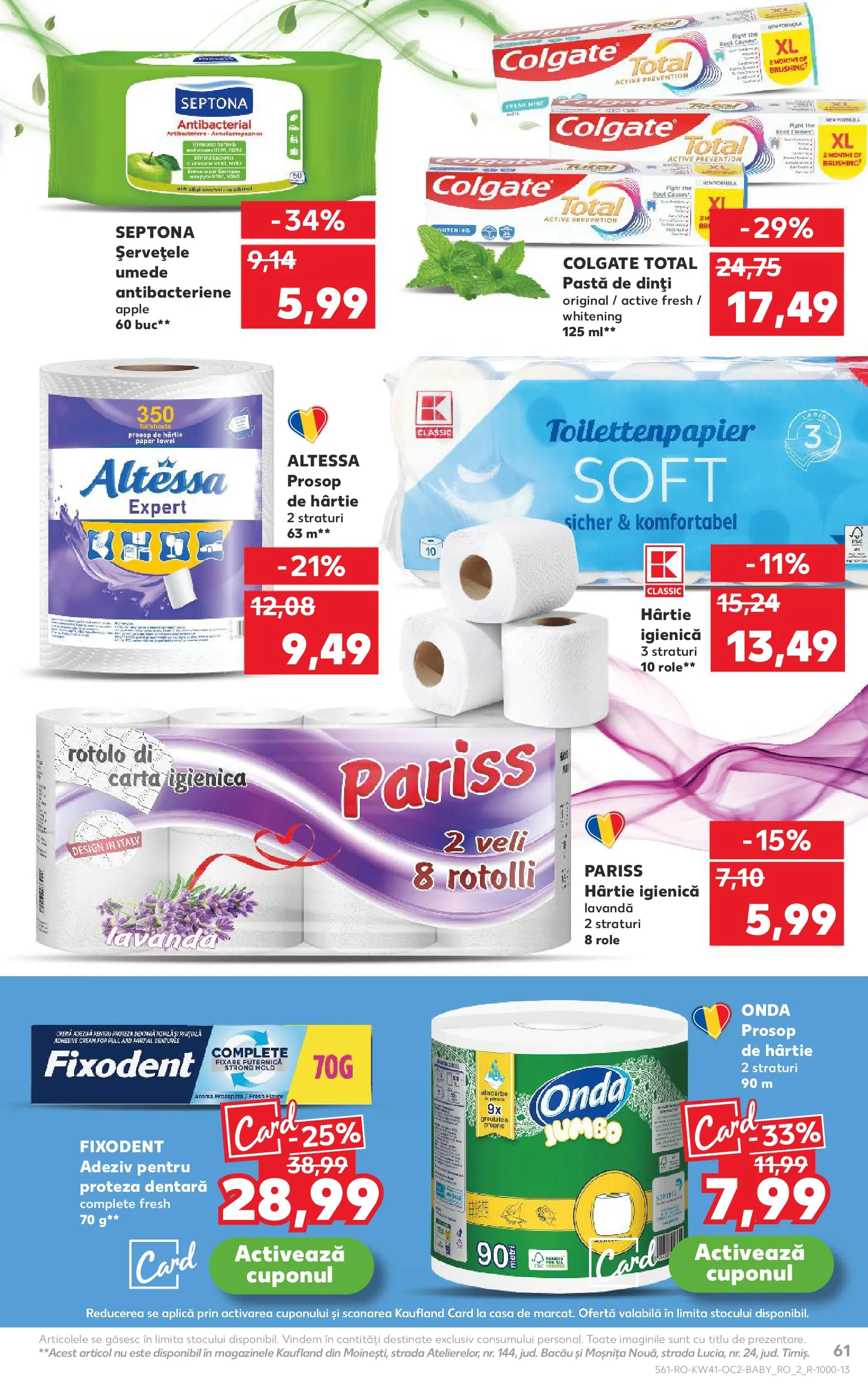 Catalog Kaufland - Bucureşti 08.10.2025 - Revista si Oferta | Pagină: 61 | Produse: Cremă, Apple, Pastă de dinți, Adeziv