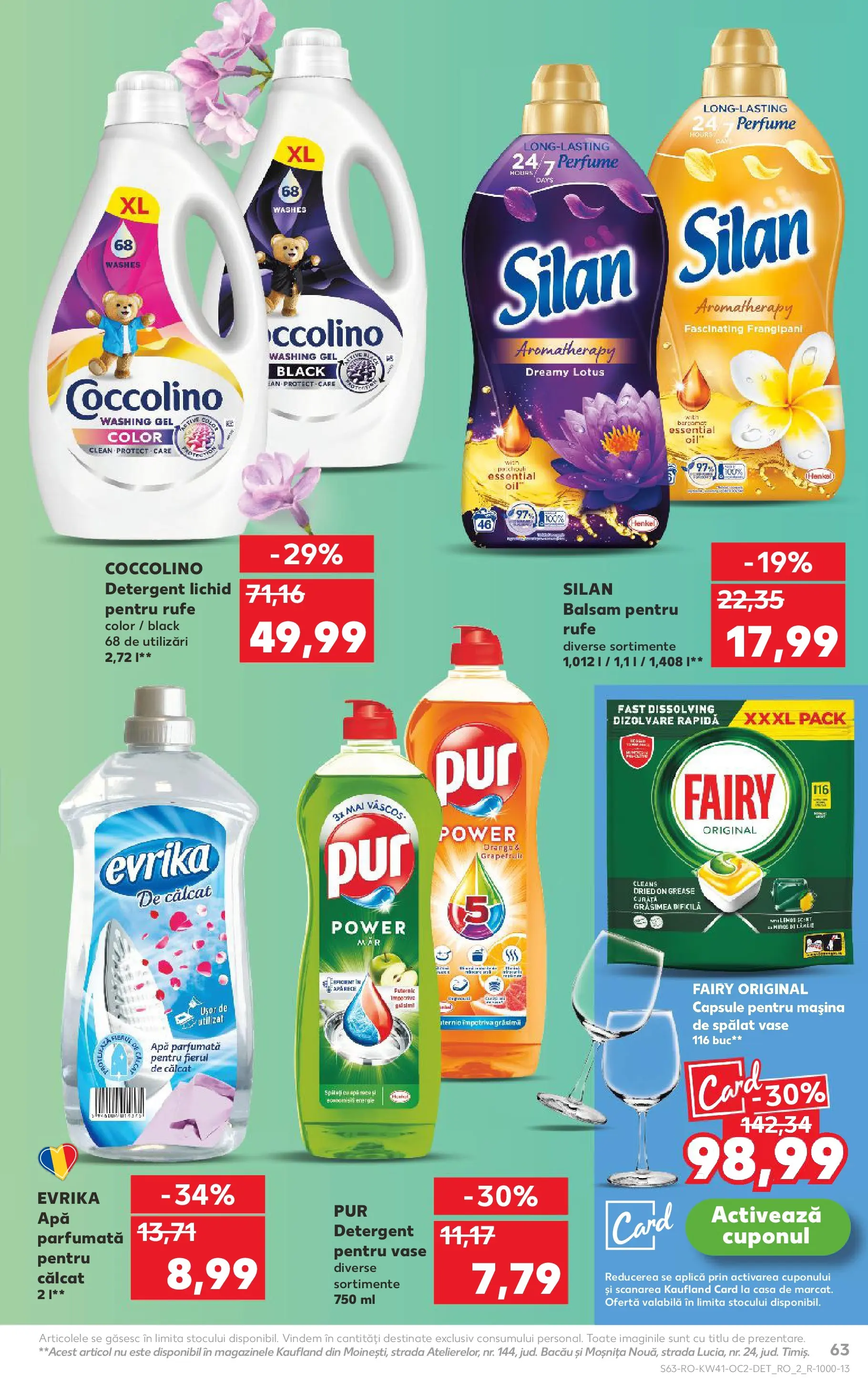 Catalog Kaufland - Bucureşti 08.10.2025 - Revista si Oferta | Pagină: 63 | Produse: Mașină De Spălat, Balsam, Detergent, Apă