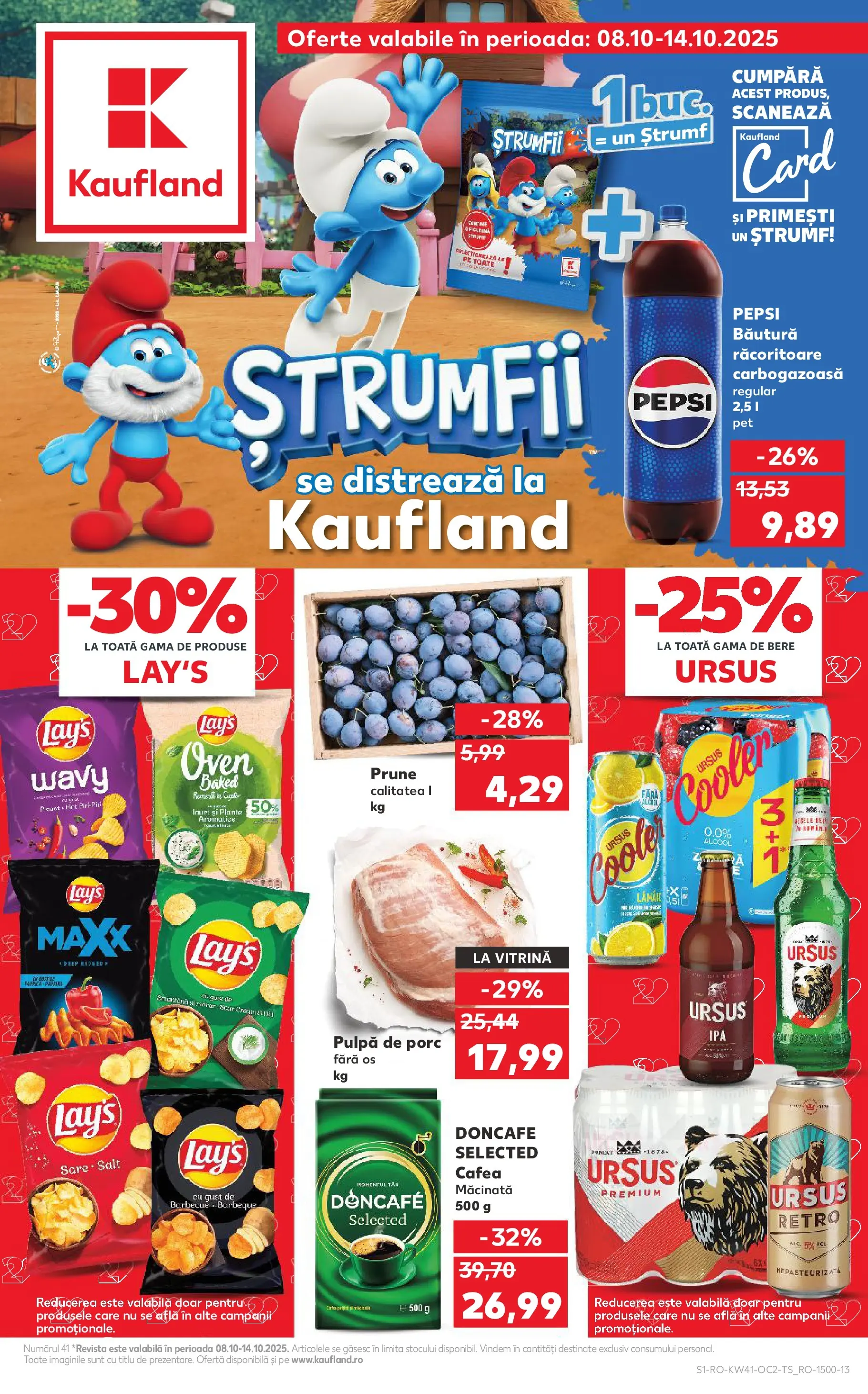 Catalog Kaufland - Baia Mare 08.10.2025 || Revista si Oferte | Pagină: 1 | Produse: Vitrină, Cafea, Bere, Sare Catalog Kaufland - Baia Mare 08.10.2025 - Revista si Oferta | Pagină: 1 | Produse: Vitrină, Cafea, Bere, Sare