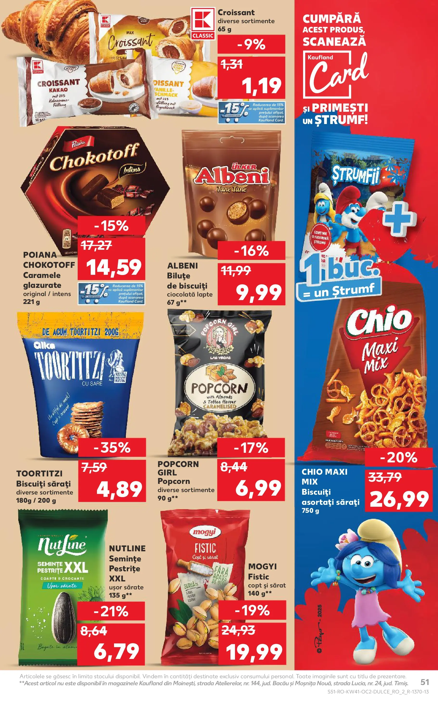 Catalog Kaufland - Tulcea 08.10.2025 - Revista si Oferta | Pagină: 51 | Produse: Semințe, Lapte, Ciocolată, Caramele