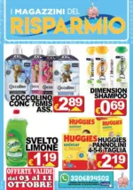 Magazzini del Risparmio Offerte valide dal 03 al 11 OTTOBRE - al 11.10.2025