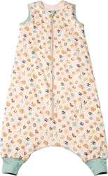 ALANA Schlafsack mit Beinen 3 TOG mit Tier-Muster, beige, 100 cm
