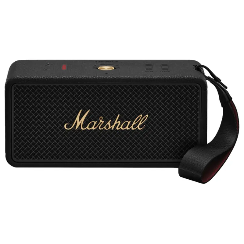 Bluetooth колонка MARSHALL MIDDLETON II BLACK & BRASS BLUETOOTH, БАТЕРИЯ ДО 30 ЧАСА, ЧЕРЕН