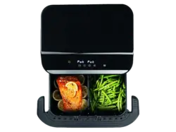 Gourmetmaxx 16584 Air Genius Heißluftfritteuse 10 l, Schwarz