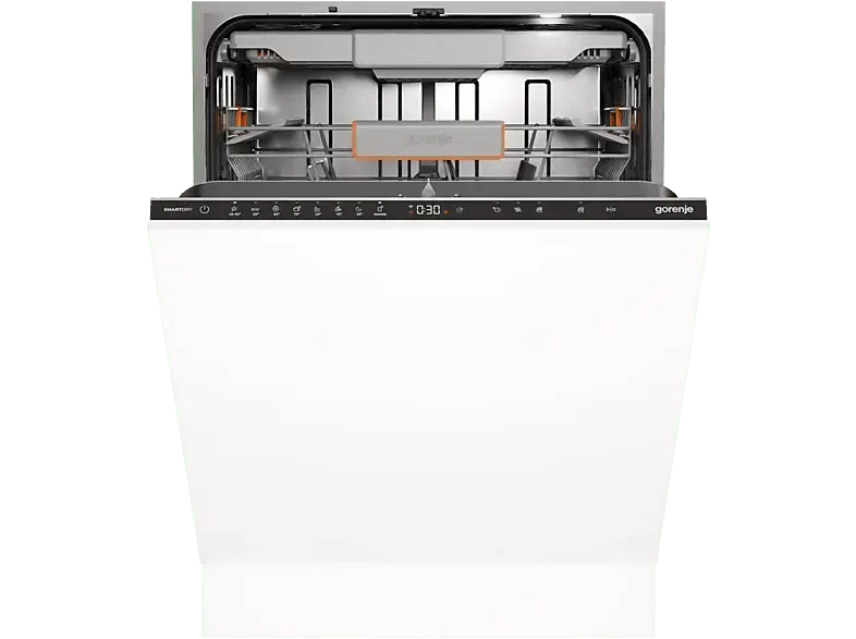 Gorenje GV673A66 Geschirrspüler (vollintegrierbar, Besteckschublade, 598 mm breit, 41 dB(A), A, Schwarz)