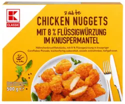 K-CLASSIC Пилешки хапки панирани, замразени