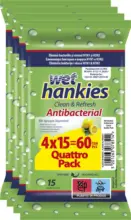 Kaufland хипермаркет Wet Hankies Мокри кърпички антибактериални - до 10-05-26