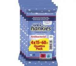 Wet Hankies Мокри кърпи различни видове