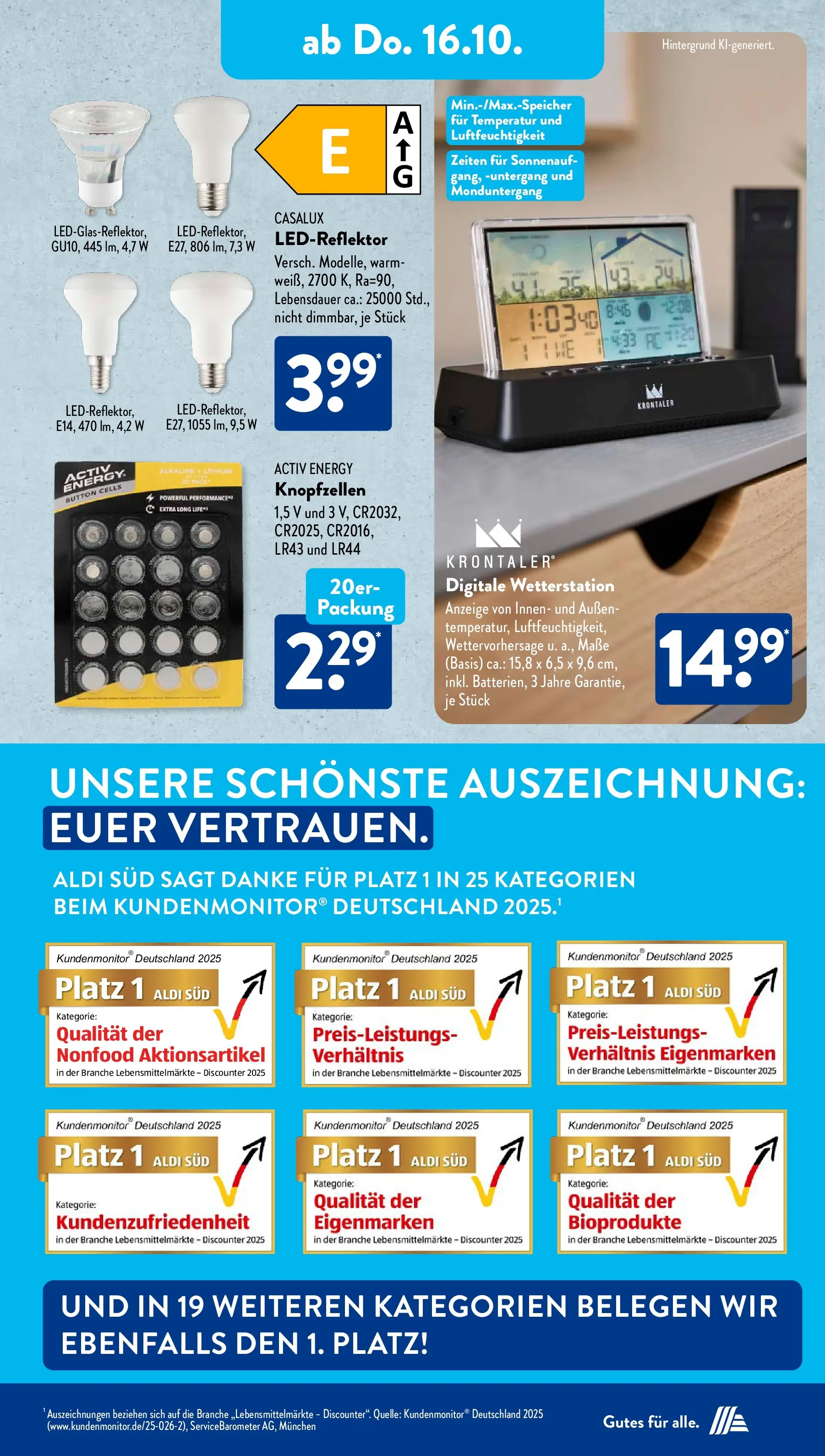 Aldi Süd - Aldi Süd: Wochenangebote (ab 13.10.2025) zum Blättern | Seite: 19 | Produkte: Wetterstation, Energy, PC