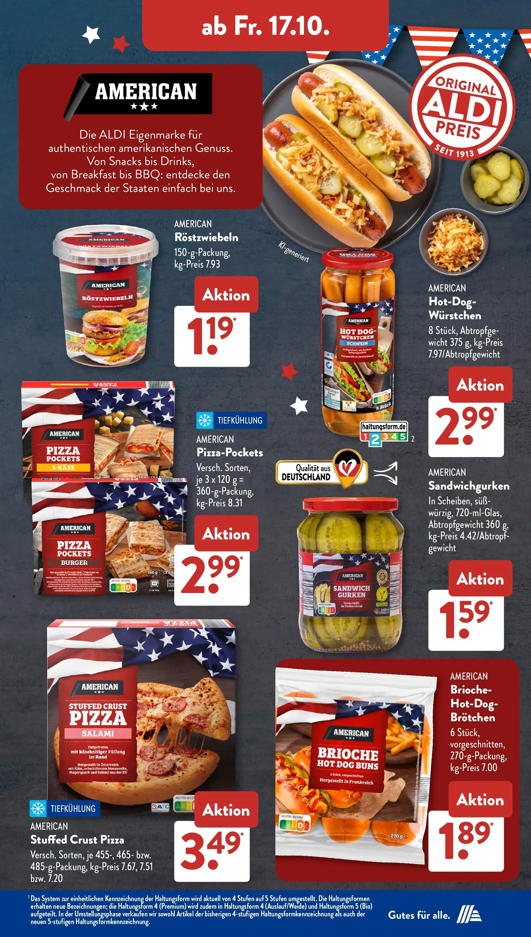 Aldi Süd - Aldi Süd: Wochenangebote (ab 13.10.2025) zum Blättern | Seite: 24 | Produkte: Burger, Magerquark, Salami, Gurken