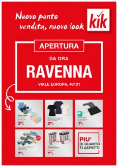 Anteprima del volantino KiK - KiK volantino fino al 12.10.2025 valido a partire dal 08.10.2025