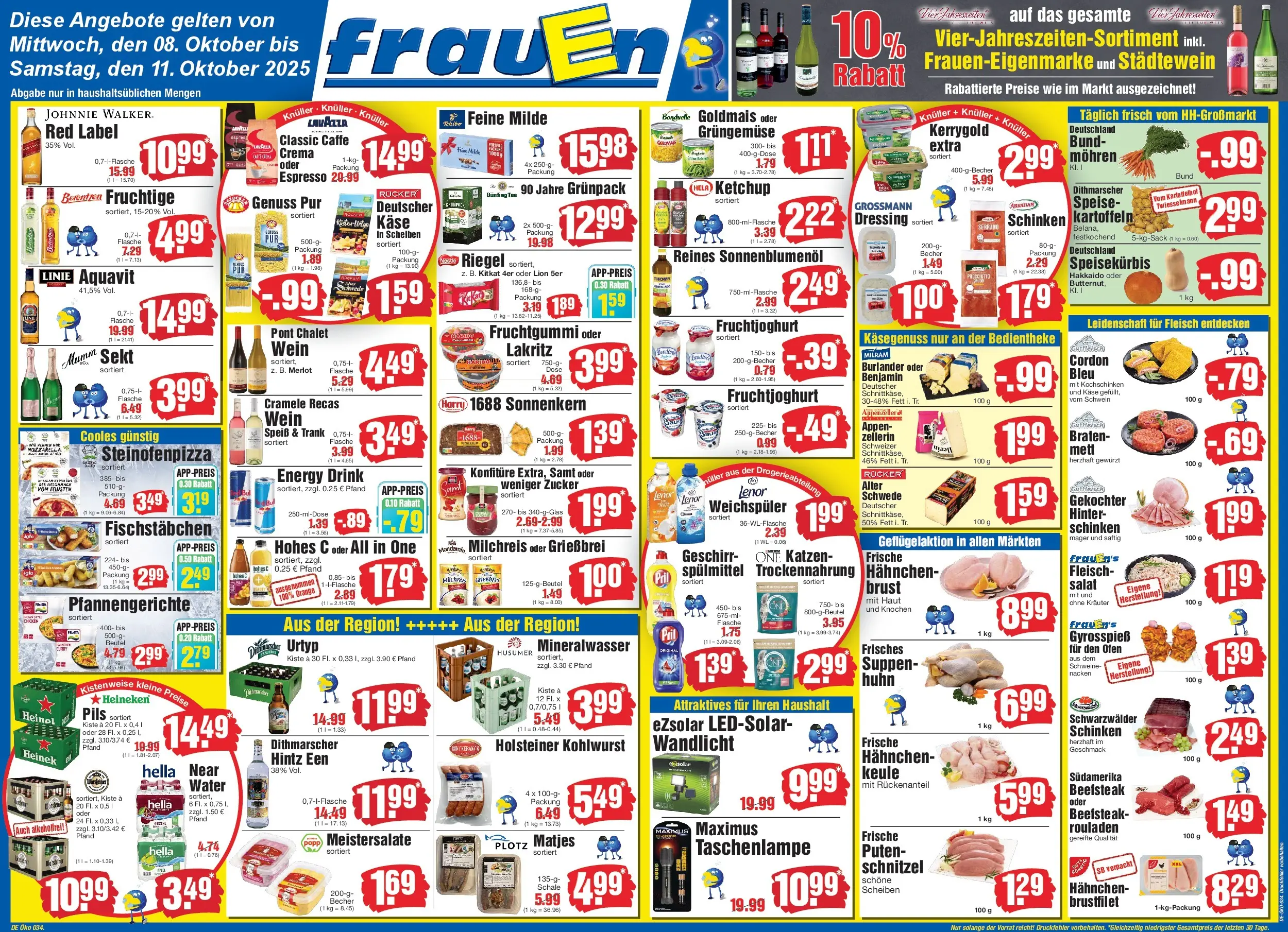 Edeka prospekt Heide	 (ab 08.10.2025) » Angebote Online | Seite: 1 | Produkte: Ofen, Pils, Kartoffeln, Wein