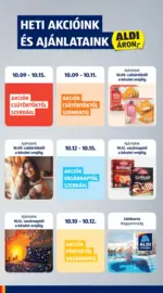 Aldi újság érvényessége 2025.10.15.-ig