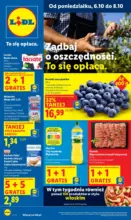 OFERTA WAŻNA OD 6.10 DO 8.10 Lidl – do 08.10.2025