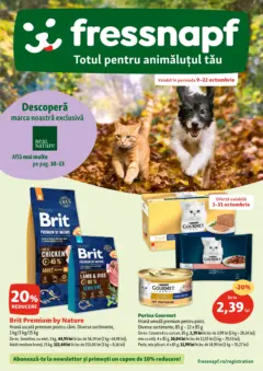 Ofertele Fressnapf valabile de la 07.10.2025