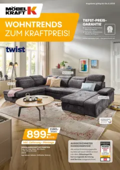 Möbel Kraft Prospekt 	 ab 07.10.2025 gültig